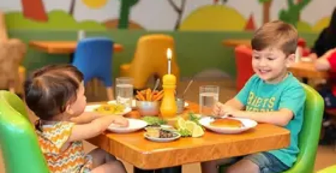 restaurantes com espaço kids