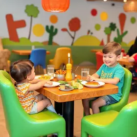 restaurantes com espaço kids