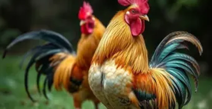 galo de estimação