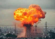 explosão em subestação da Enel