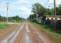 estrada enlameada