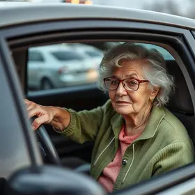 mulher de 73 anos ferida