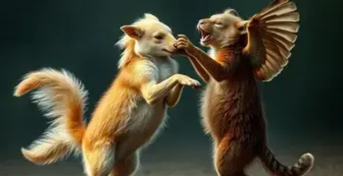 Os animais dançam quando ninguém vê