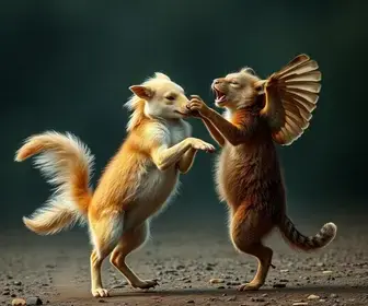Os animais dançam quando ninguém vê