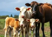vaca dá à luz trigêmeos em Cambuci
